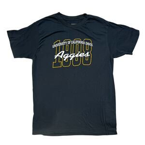 University of California Davis Aggies 1908 Centennial Blue  Tee Medium Unisex